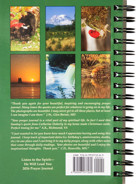 Listen to the Spirit - He Will Lead you 2026 Prayer Journal