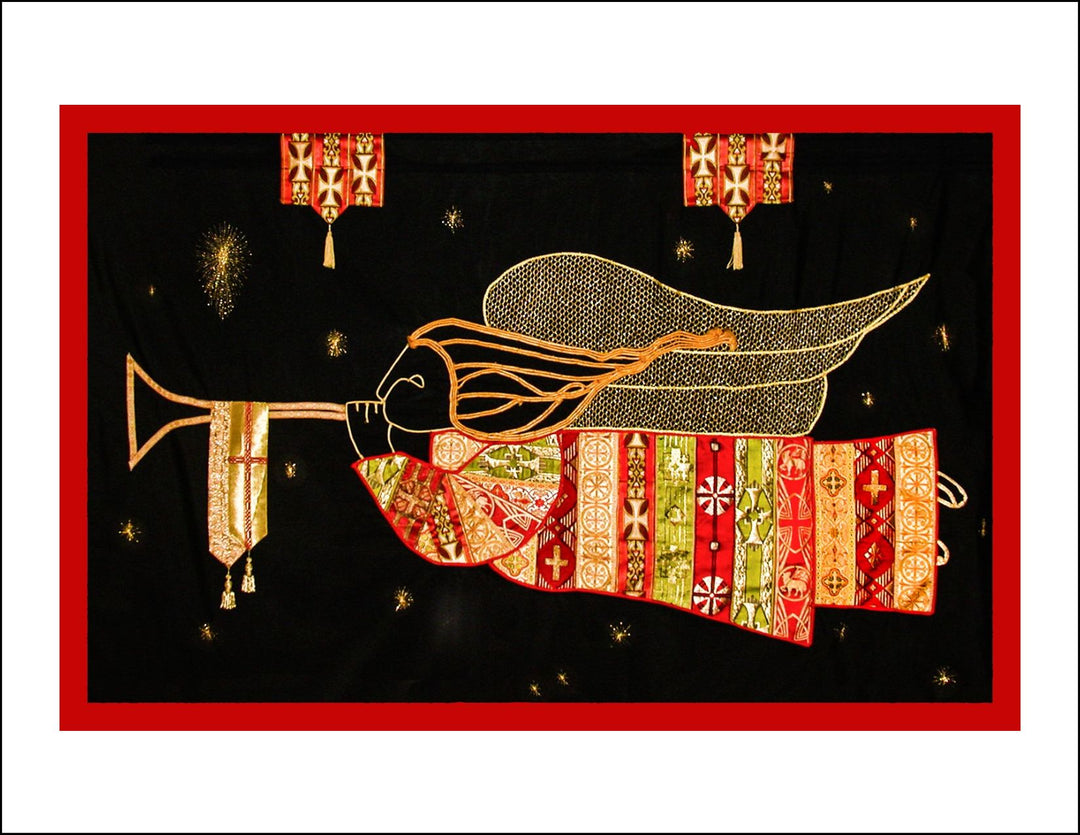 Christmas Card - Trumpeting Angel